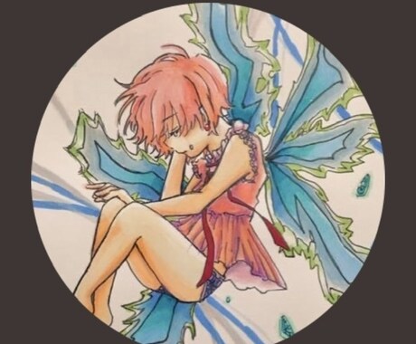 SNSで使える可愛いキャラクターイラストを描きます 優しく淡い色、明るく元気な表情…など、様々に対応します❁¨̮ イメージ1