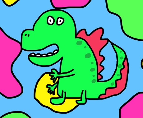 あなたが欲しいヘンテコな絵をお描きいたします あなたの雰囲気、イメージで絵、色を組み合わせて… イメージ2