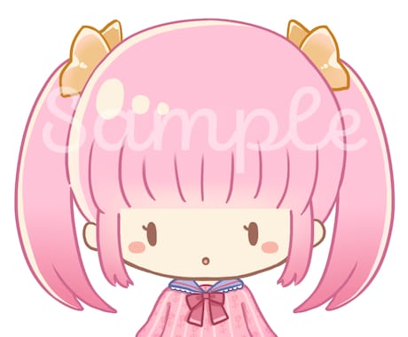 オリジナルキャラのアイコン、サムネの制作します キャラクターをゆる可愛く描きます！ イメージ2