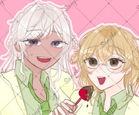 夢絵やSNS用アイコンなどを描きます イメージ1