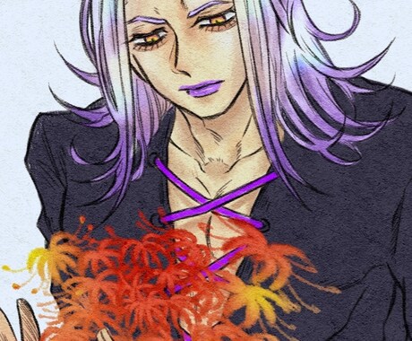 アイコンや好きなアニメキャラ等希望の絵を描きます SNS等で使うアイコンや好きなキャラの希望の絵を描きます イメージ2