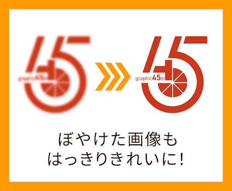 粗い画像を高品質なAiデータにトレースします Canva画像や生成AI作成のロゴ等もおまかせください イメージ2