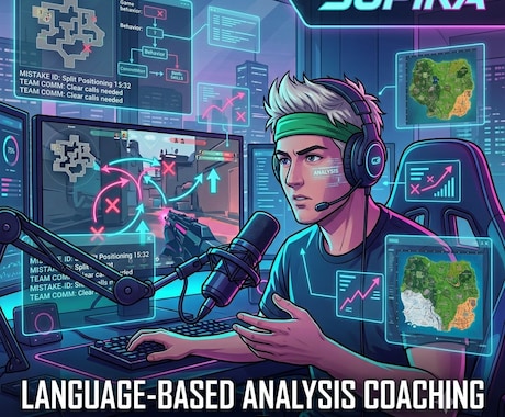 1時間通話　ゲームコーチング、課題の言語化します 現役トレーナーがプレイの弱点と改善策を優しく指導！ イメージ1