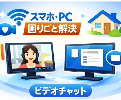 スマホPCの困りごと解決します 家庭のIT悩みを即整理して解決 イメージ1