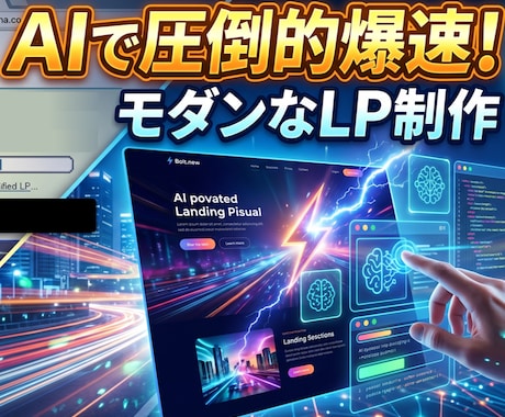 最短24時間でデザイン！LPを最安値で制作します 実績作りのため特別価格（5名まで） イメージ1
