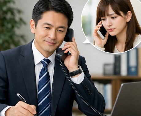 広域＆基礎自治体人事経験者が電話で面接演習をします 実体験を元に多角的にアドバイスを行い合格へ導きます。 イメージ1