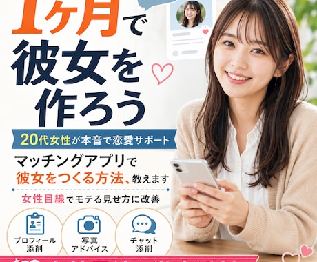 女性目線で恋活を1週間サポートします 20代女性が本音で恋活をサポート イメージ1