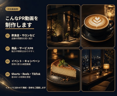 AI素材で縦型ショート動画を制作します 企画から編集まで、伝わるPR動画に仕上げます イメージ2