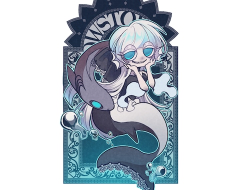 デフォルメが効いた可愛らしいキャラクターを描きます キャラクターのみのデザインも可能♪ イメージ2