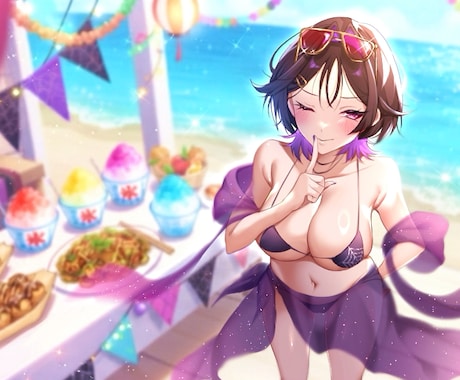 最短即日！SNSアイコンサムネ一枚絵立ち絵描きます イメージ1