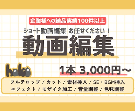 ショート動画作成します 【企業実績100件以上】最後まで見やすい「テンポの良さ」 イメージ1