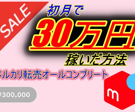 初月に30万円売り上げた転売ノウハウ全て放出します 出品から発送までを図入りで解説（モノレート終了に対応） イメージ1