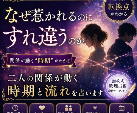 数霊×チャネリングで二人の関係の流れを鑑定します 今月・来月、あの人との関係はどう動くかを読み解きます イメージ2