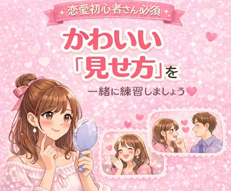 彼を夢中にさせるデートのリハーサルをします 楽しいデートの予習を一緒にしましょう。鏡は必須よ♪ イメージ1