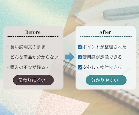 ハンドメイド商品ページの伝わりにくさを整理します いい商品を作っているのに”見てもらえない”を解決 イメージ2