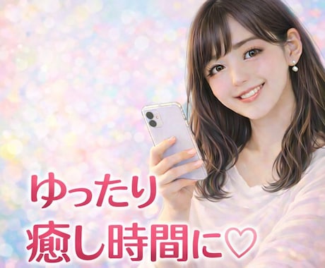 ほっとする時間を♡寄り添ってお話聞きます 普段の頑張りをゆるめる癒し時間に♡ イメージ1