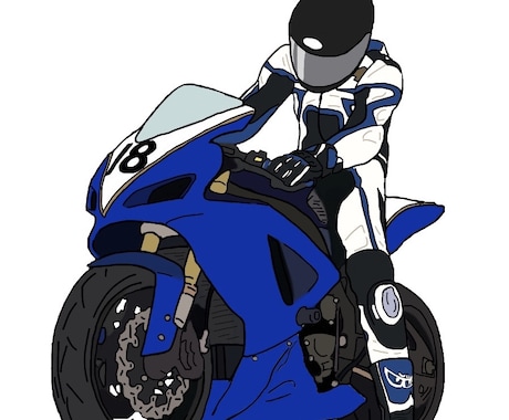 バイク女子があなたの愛車をイラスト化します ！待ち受けやSNSなどのアイコン、友達へのプレゼントなどに！ イメージ2