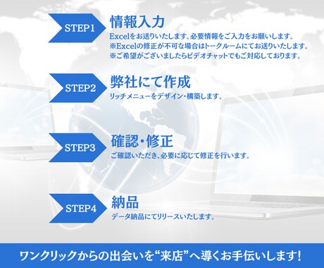 見つけてもらうから選ばれるMEO対策をご提供します ワンクリックからの出会いを“来店”へ導くお手伝いします！ イメージ2