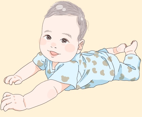 かわいいお子さんのイラストを描きます SNS利用OK！アイコンなどにご利用ください♡ イメージ1