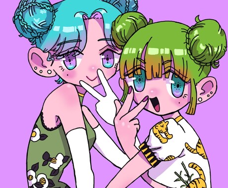 かわいいイラスト描きます ポップでカラフルなイラストを最速納品！ イメージ2