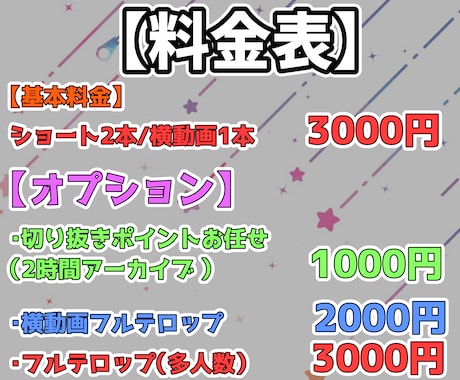1分ショート2本or横長1本切り抜き動画作ります Vtuberさん、配信者さん向け！ イメージ2