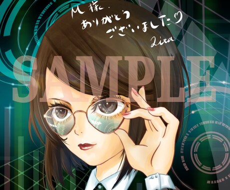商用利用可SNS用アイコン制作します SNS,ブログ、動画配信などにどうぞ。お気軽にご相談ください イメージ2