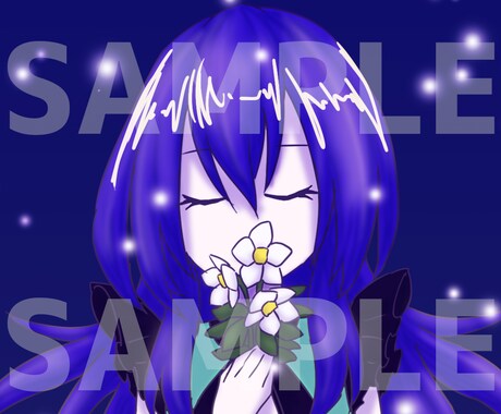 SNSアイコン用イラストを制作します オリジナルキャラのアイコンイラスト描きます イメージ2