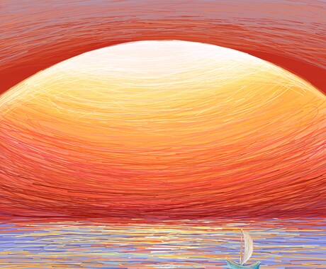 イラストを制作します 線を重ねて描くデジタルの風景画や、アイコンなどの制作 イメージ2