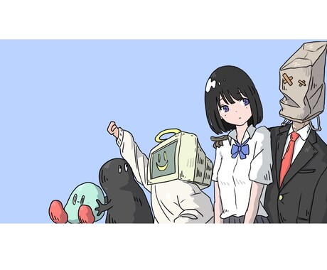 イラスト描きます アイコンやMVのイラスト、一枚絵など描きます。 イメージ1