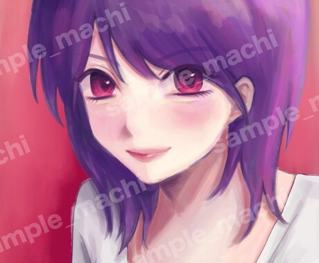 SNSアイコンに最適！厚塗りイラスト描きます 綺麗系の女の子を中心にアイコンやオリキャラなど描きます！ イメージ2