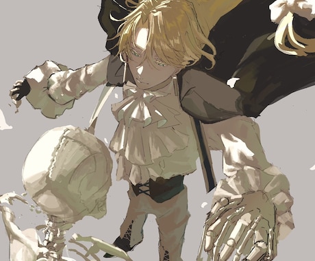 イラスト制作／立ち絵・SNSイラスト描きます キャラクターイラストを主にイラストを制作します！ イメージ2
