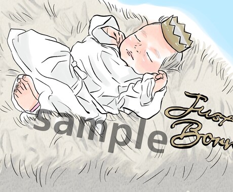 あなたの思い出の1ページをお描きします 思い出の記念日に✨️イラストお描きします イメージ2