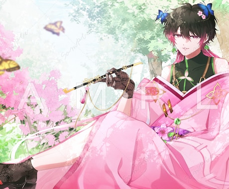 ご用途に合わせたイラストを制作致します 華やかで目を引く素敵なイラストをご用意します！ イメージ2