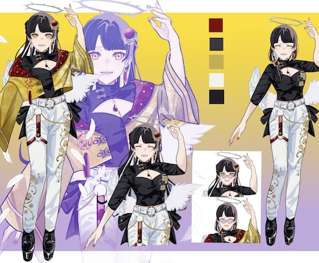 4月中限定！ファンも貴方も喜ぶ立ち絵描きます 貴方らしさをふんだんに詰め込んだ立ち絵作りませんか？ イメージ2