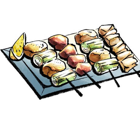 暖かい手書きの料理のイラストを描きます 居酒屋、個人飲食店のメニュー作りに最適！オリジナル料理の絵 イメージ2