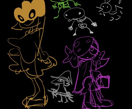 私の世界観でキャラクター制作します 頂いたイメージから3つシンプルなキャラクターを制作します。 イメージ2