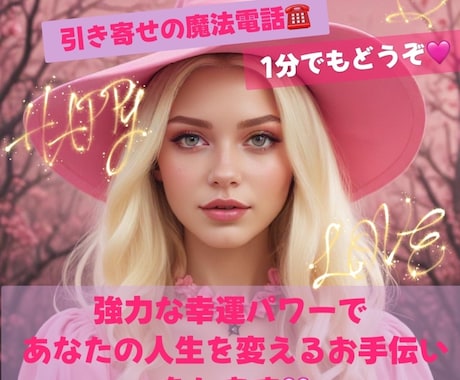 あなたの中に眠る引き寄せパワーをアップします 幸運を呼び込む魔女との電話⭐︎ イメージ1