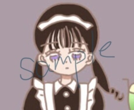 かわいい女の子のイラストを描きます SNSなどのアイコンにおすすめ！ イメージ2