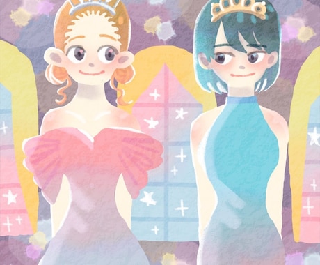 水彩風で描く♡アイコン／プレゼントにも利用できます “ふわかわ水彩イラスト”  あなただけの世界観を一枚に イメージ1