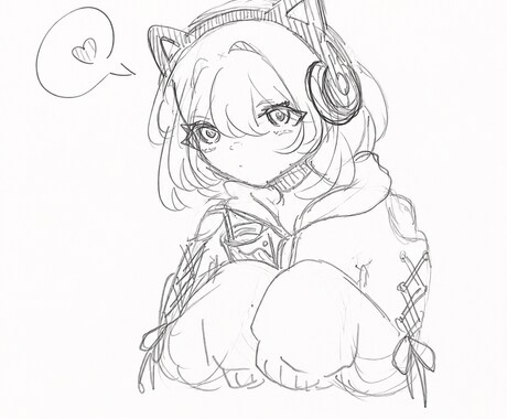 ラフだからこそ可愛い！イラスト制作します らくがき以上、本気未満。かわいいをぎゅっと。 イメージ2