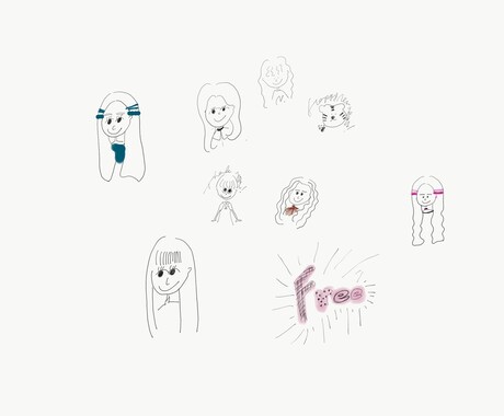 お洒落な女の子のイラストを描きます オシャレでゆるくて個性豊かな女の子を。 イメージ1