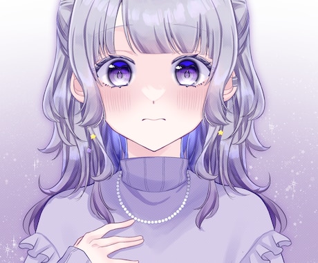 アイコンイラスト制作します 配信活動やSNSアイコンに( ¨̮ ) イメージ1