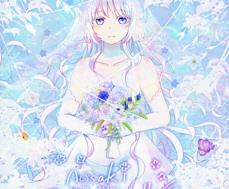 一枚絵のイラスト描きます かわいいから清楚まで、ご希望のイラストを制作します！ イメージ2