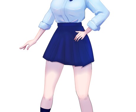 キャラクターイラストの立ち絵を作成します TRPGのキャラクター等で利用できるイラストの作成 イメージ1