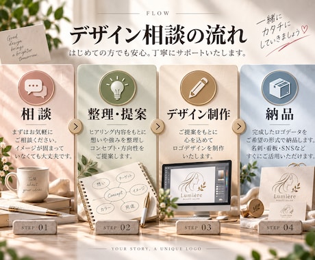 店舗・ブランドのロゴをデザインします お店の魅力が伝わるロゴを一緒に作らせて頂きます。 イメージ2