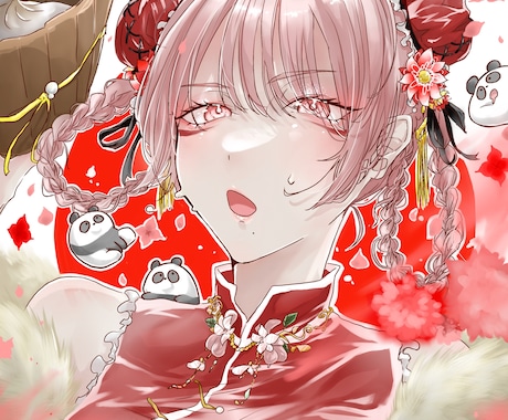 アイコン、ヘッダー、ミニキャラなんでも描きます 絵柄テイスト広め アイコン、キャラデザなど幅広く イメージ1
