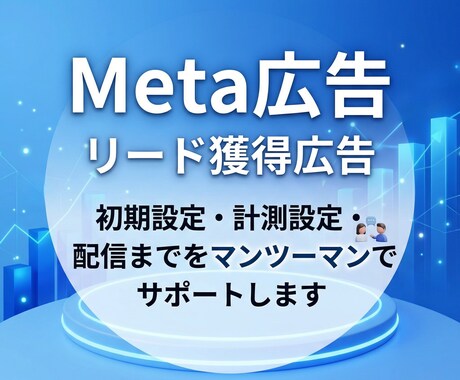 リード獲得特化のMeta広告配信設定します Meta広告のプロによるリード獲得特化の初期配信設定します イメージ2