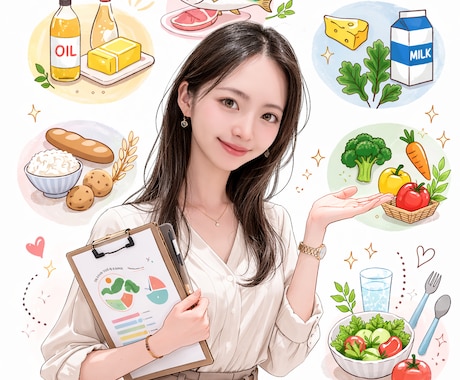 １ヶ月間ゆるっと栄養管理します 悩みはあるけど、厳しい制限や細かい計算はちょっと…って方必見 イメージ1