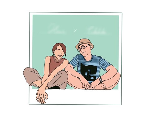 お写真からアイコンお描きします 思い出の1枚からあなただけのアイコンを。 イメージ2