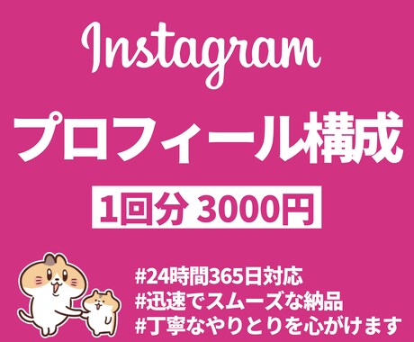 インスタ運用設計（プロフィール）をサポートします アカウント成長を更に伸ばすための売れるプロフィールをご提案！ イメージ1